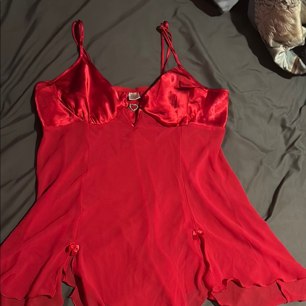 Red lingerie